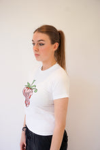 Load image into Gallery viewer, 'STRAWBERRY' BABY TEE - WHITE