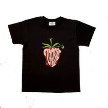 Load image into Gallery viewer, 'STRAWBERRY' BABY TEE - BLACK