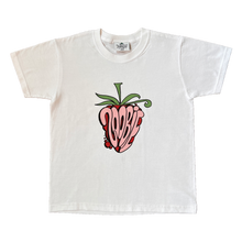 Load image into Gallery viewer, 'STRAWBERRY' BABY TEE - WHITE