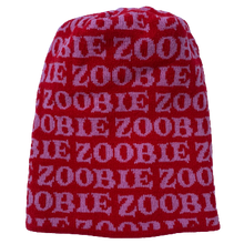 Load image into Gallery viewer, REPEAT LOGO BEANIE - RED/PINK
