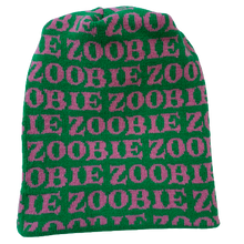 Load image into Gallery viewer, REPEAT LOGO BEANIE - GREEN/PINK
