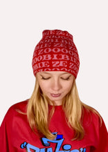 Load image into Gallery viewer, REPEAT LOGO BEANIE - RED/PINK
