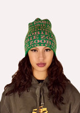 Load image into Gallery viewer, REPEAT LOGO BEANIE - GREEN/PINK
