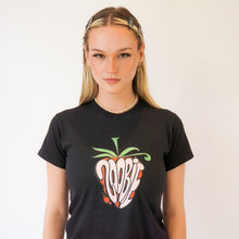 Load image into Gallery viewer, &#39;STRAWBERRY&#39; BABY TEE - BLACK
