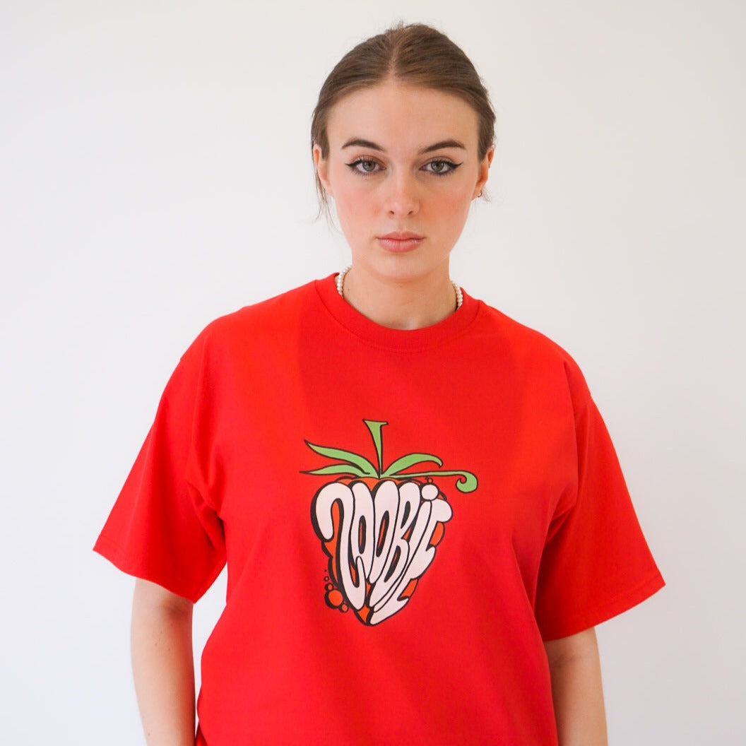 'STRAWBERRY' TEE - RED