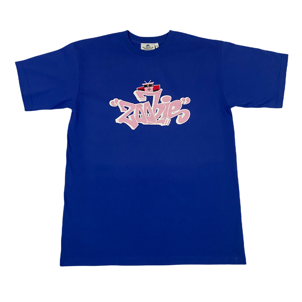 'ZOOBIE' LOGO TEE - ROYAL BLUE