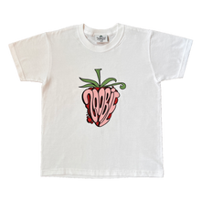 Load image into Gallery viewer, &#39;STRAWBERRY&#39; BABY TEE - WHITE

