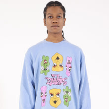 Load image into Gallery viewer, &#39;ZOOB-HEADS&#39; CREWNECK - BABY BLUE
