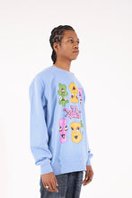 Load image into Gallery viewer, &#39;ZOOB-HEADS&#39; CREWNECK - BABY BLUE
